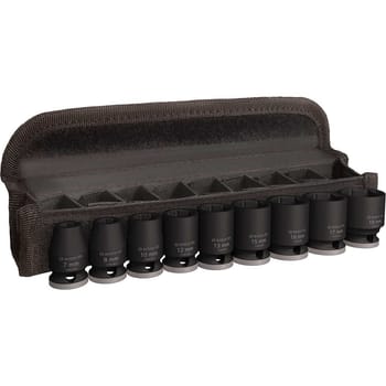 Bosch PRO 9 Piece 3/8" Drive Hexagon Impact Socket Set