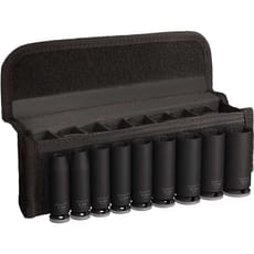 Bosch PRO 9 Piece 3/8" Drive Deep Hexagon Impact Socket Set