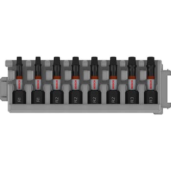 Bosch PRO 8 Piece Impact Robertson Screwdriver Bit Set
