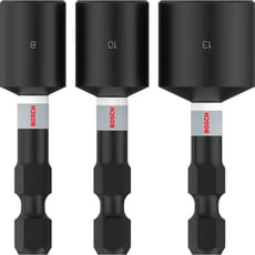 Bosch PRO 3 Piece Impact Nutsetter Set Metric