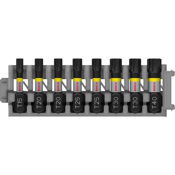 Bosch PRO 8 Piece Impact Control Torx Screwdriver Bit Set
