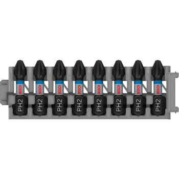 Bosch PRO 8 Piece Impact Control Phillips PH2 Screwdriver Bit Set