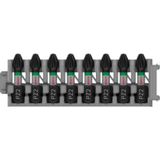 Bosch PRO 8 Piece Impact Control Pozi PZ2 Screwdriver Bit Set