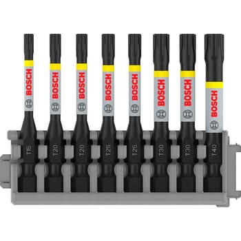 Bosch PRO 8 Piece Impact Control Torx Screwdriver Bit Set