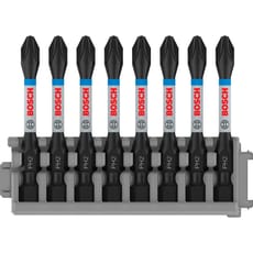 Bosch PRO 8 Piece Impact Control Phillips PH2 Screwdriver Bit Set