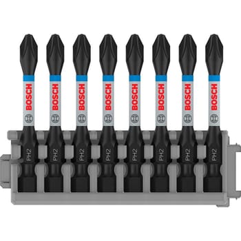 Bosch PRO 8 Piece Impact Control Phillips PH2 Screwdriver Bit Set