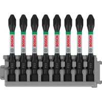 Bosch PRO 8 Piece Impact Control Pozi PZ2 Screwdriver Bit Set 
