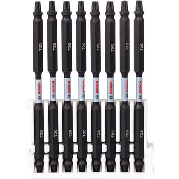Bosch 8 Piece Double Ended Impact Torx Screwdriver Bit Set