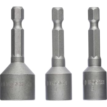 Bosch 3 Piece Long Life Nut Driver Set