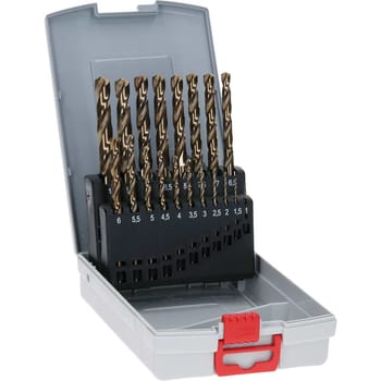Bosch PRO 19 Piece HSS-Co Drill Bit Set