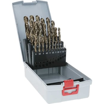 Bosch PRO 25 Piece HSS-Co Drill Bit Set