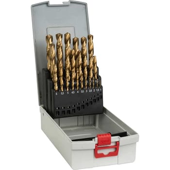 Bosch 25 Piece HSS-TiN Drill Bit Set