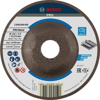 Bosch PRO A30S BF Depressed Centre Metal Cutting Disc