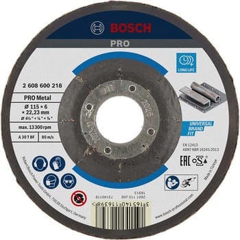 Bosch PRO A30T BF Depressed Centre Metal Grinding Disc