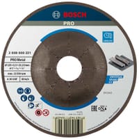 Bosch PRO A30S BF Depressed Centre Metal Cutting Disc Bosch PRO A30S BF Depressed Centre Metal Cutting Disc