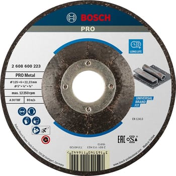 Bosch PRO A30T BF Depressed Centre Metal Grinding Disc