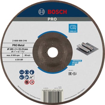 Bosch PRO A30S BF Depressed Centre Metal Cutting Disc
