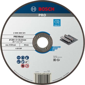 Bosch PRO A30S BF Flat Metal Cutting Disc