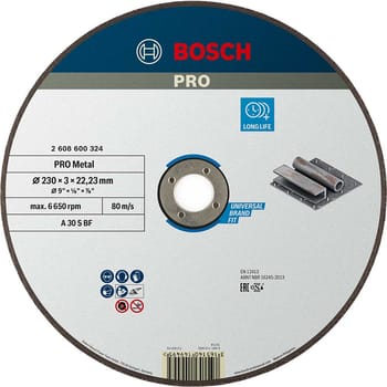 Bosch PRO A30S BF Flat Metal Cutting Disc