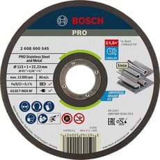 Bosch PRO Inox Thin Metal Steel Cutting Disc
