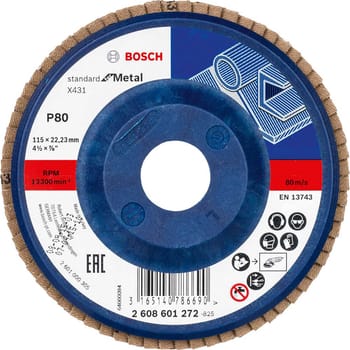 Bosch X431 Metal Flap Disc