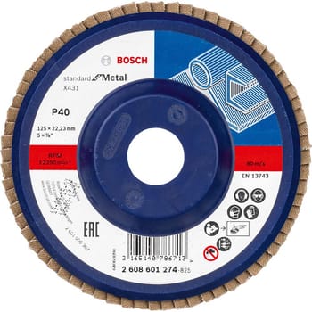 Bosch X431 Metal Flap Disc