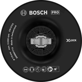 Bosch PRO X Lock Hard Backing Pad