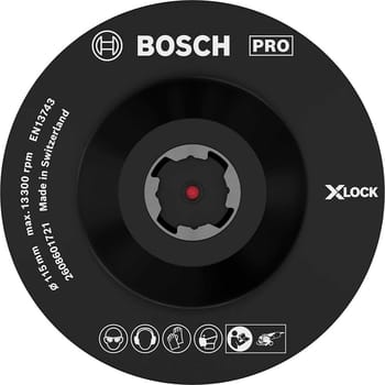 Bosch PRO X Lock Hook and Loop Backing Pad