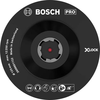 Bosch PRO X Lock Hook and Loop Backing Pad