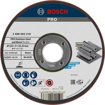 Bosch PRO WA46 BF Semi Flex Metal Grinding Disc