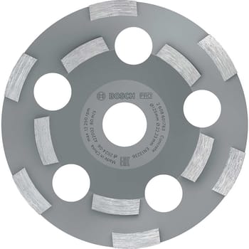 Bosch PRO Abrasive Diamond Grinding Head 125mm