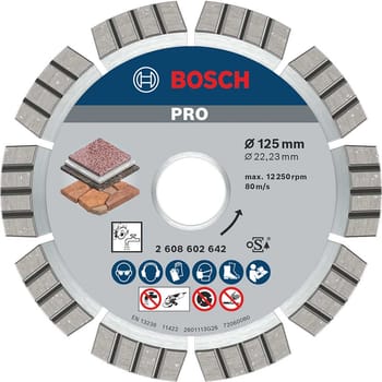 Bosch PRO Best Stone Diamond Cutting Disc
