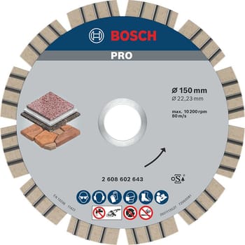 Bosch PRO Best Stone Diamond Cutting Disc