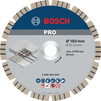 Bosch PRO Concrete Diamond Cutting Disc