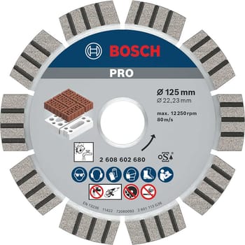 Bosch PRO Diamond Cutting Disc for Abrasive Materials