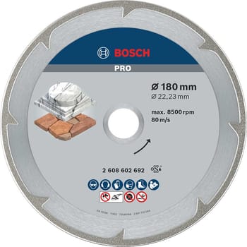 Bosch PRO Marble Diamond Cutting Disc