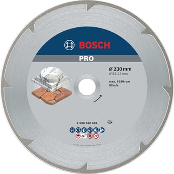 Bosch PRO Marble Diamond Cutting Disc