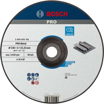 Bosch PRO Depressed Centre Metal Cutting Disc