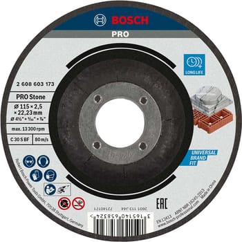 Bosch PRO Depressed Centre Stone Cutting Disc
