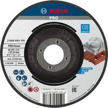 Bosch PRO Depressed Centre Stone Cutting Disc