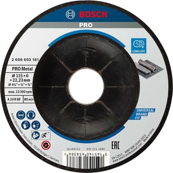 Bosch PRO Depressed Centre Metal Grinding Disc