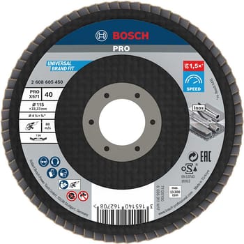 Bosch PRO Zirconium Abrasive Flap Disc