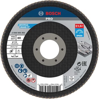 Bosch PRO Zirconium Abrasive Flap Disc