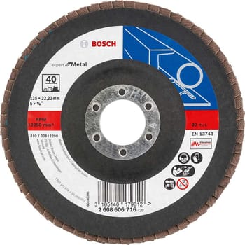 Bosch EXPERT X551 for Metal Angled Flap Disc