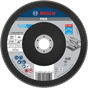 Bosch PRO Zirconium Abrasive Flap Disc