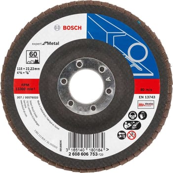 Bosch EXPERT X551 for Metal Angled Flap Disc