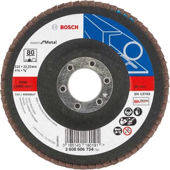 Bosch EXPERT X551 for Metal Angled Flap Disc