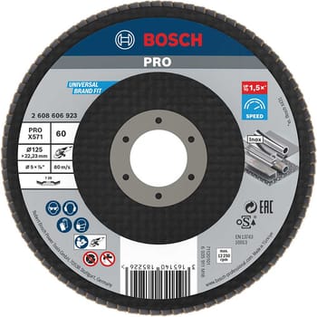 Bosch PRO Zirconium Abrasive Flap Disc
