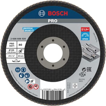 Bosch PRO Zirconium Abrasive Flap Disc