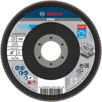 Bosch PRO Zirconium Abrasive Flap Disc